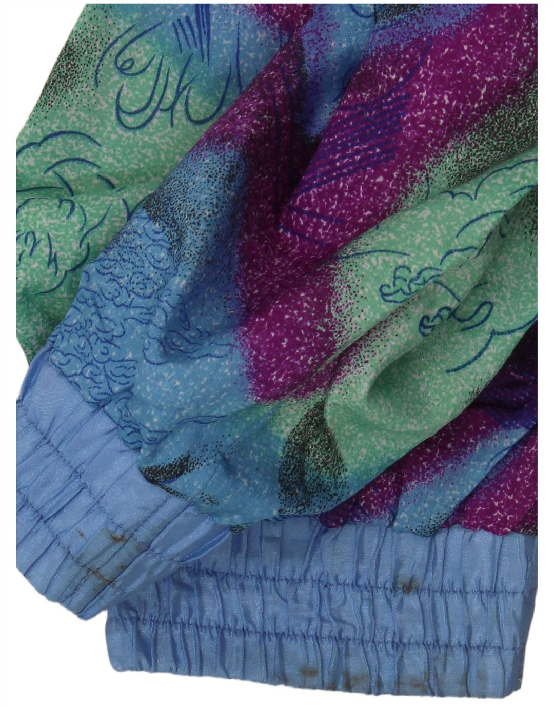 Vintage træningsdragt til mænd Topjakke XL Multifarvet Tie Dye
