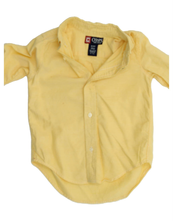 CHAPS Boys Shirt 2-3 Years Yellow Cotton Vintage Chaps and Second-Hand Chaps from Messina Hembry 