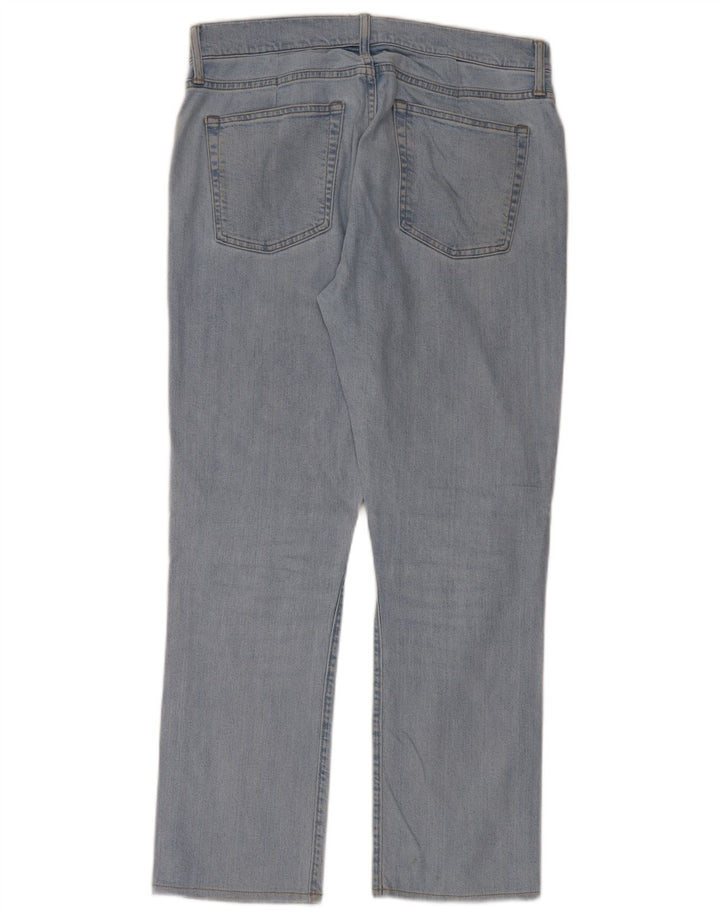 J. Crew Herre 770 Straight Jeans W34 L32 Blå Bomuld