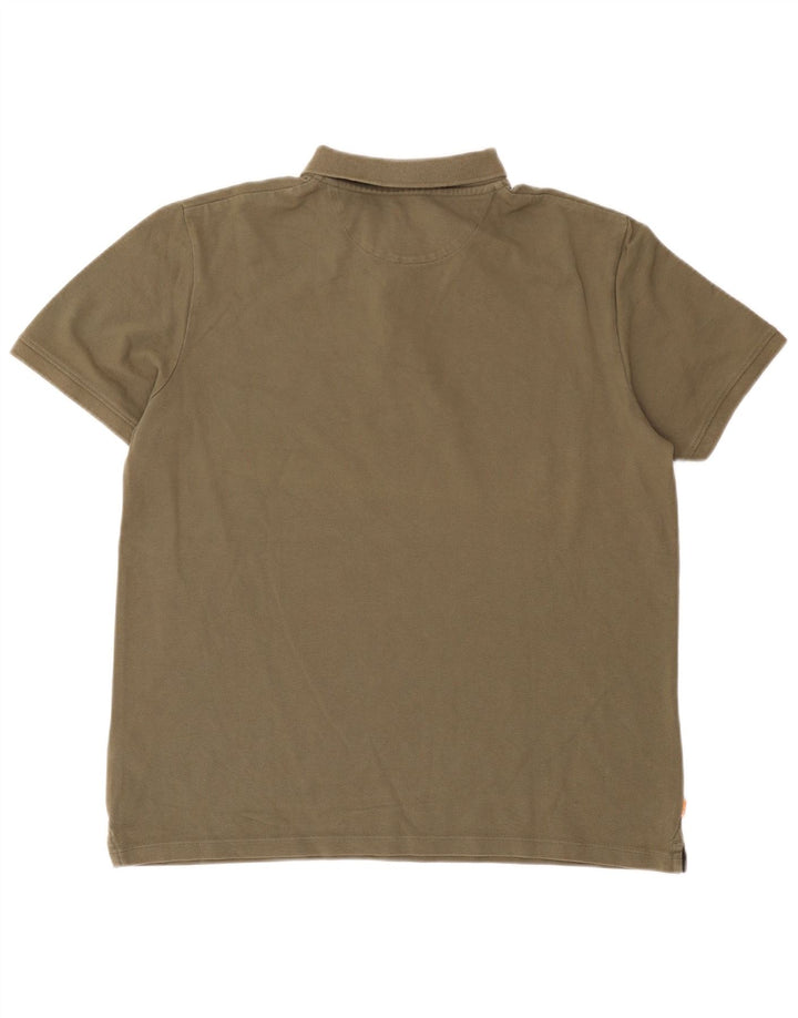 Timberland Herre Regular Fit Polo Shirt Stor Khaki Bomuld