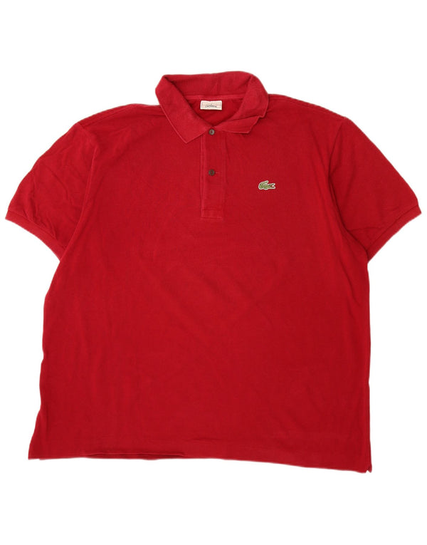 Lacoste herre poloskjorte str. 6 XL Rød bomuld