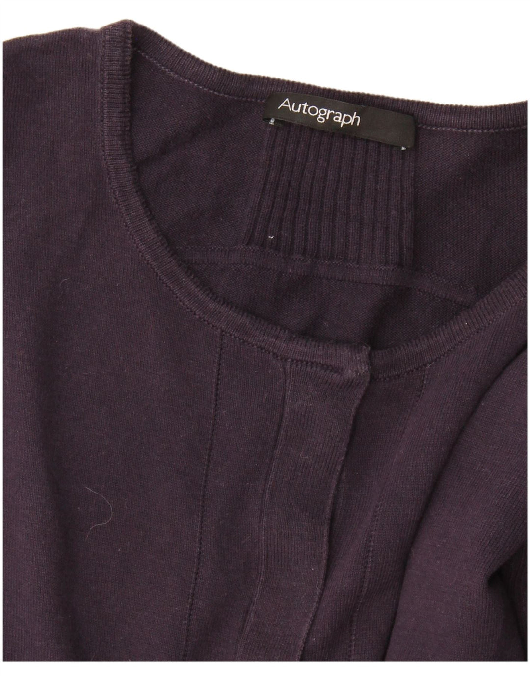 Marks & Spencer Dame Cardigan Sweater UK 12 Medium Navy Blue