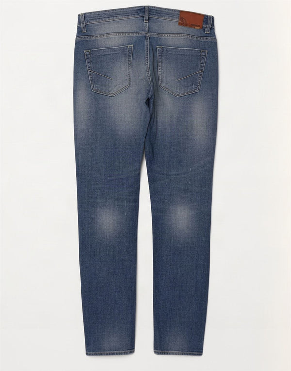 Iceberg Dame Slim Jeans UK 14 Large W34 L32 Blue Cotton