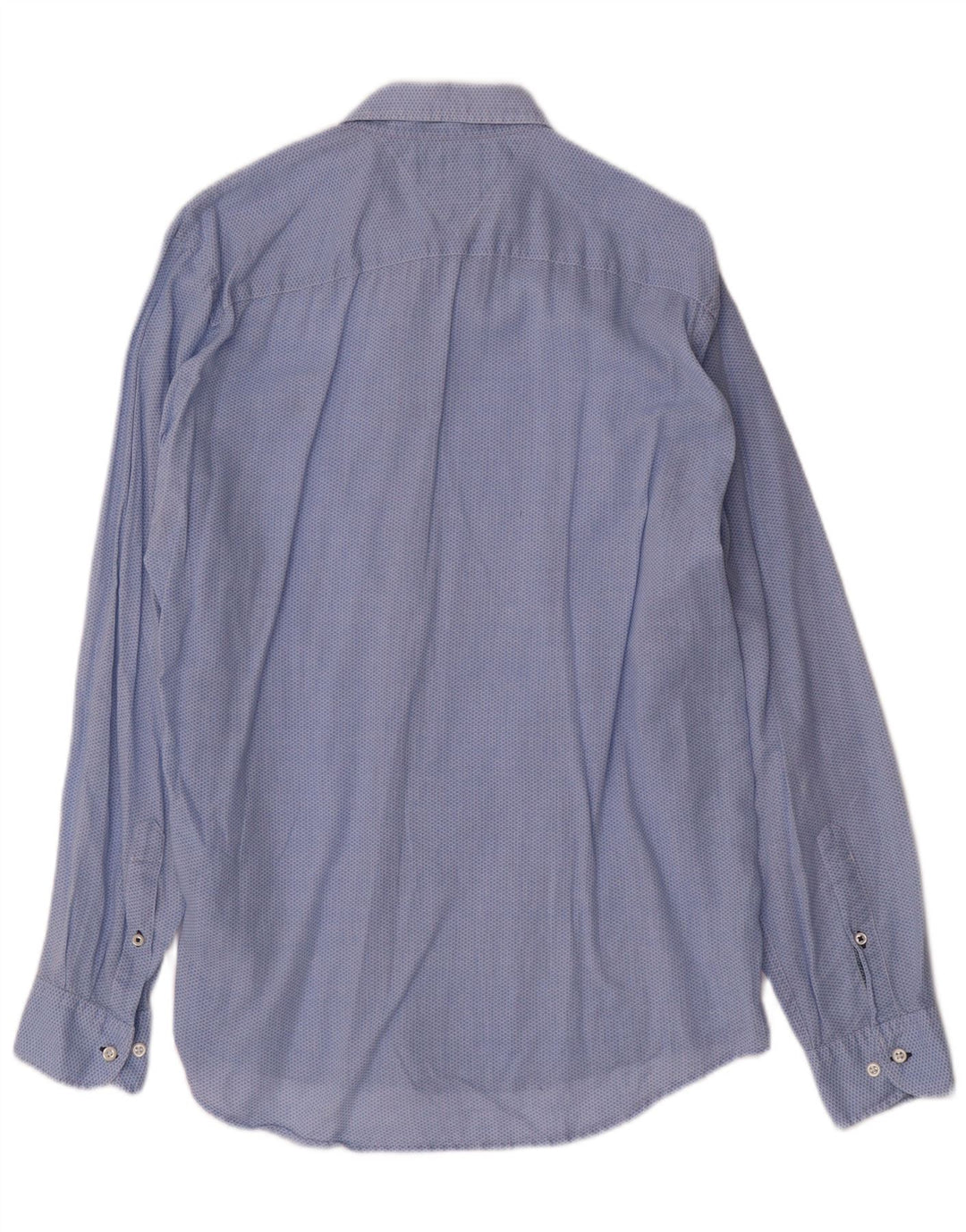 Tommy Hilfiger Herreskjorte Stor blå ternet bomuld