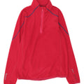 Musto Dame lynlås-hals Fleece Jumper UK 12 Medium Pink Polyester