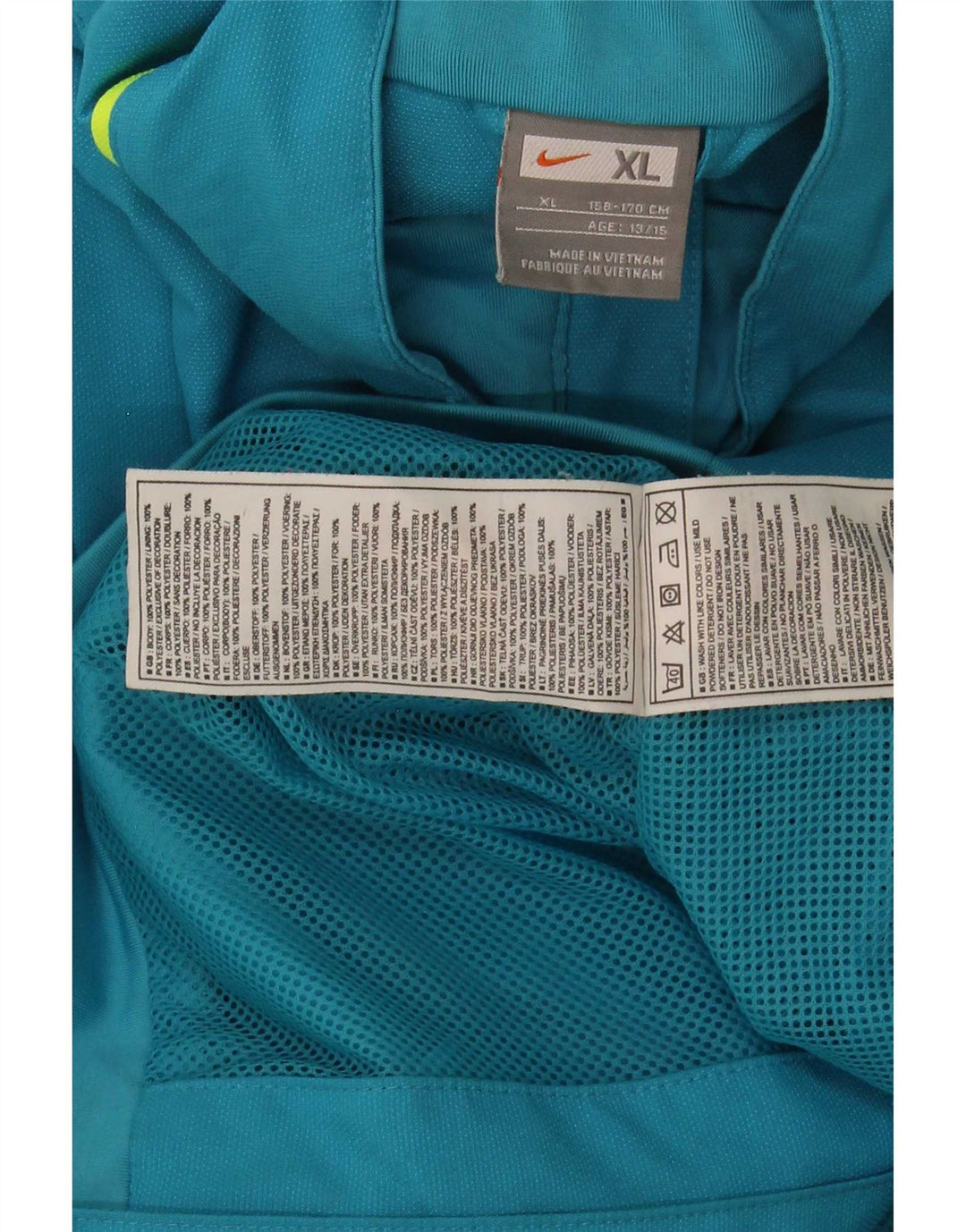 Nike Boys Barcelona Træningsdragt Topjakke 13-14 år XL Blå Polyester