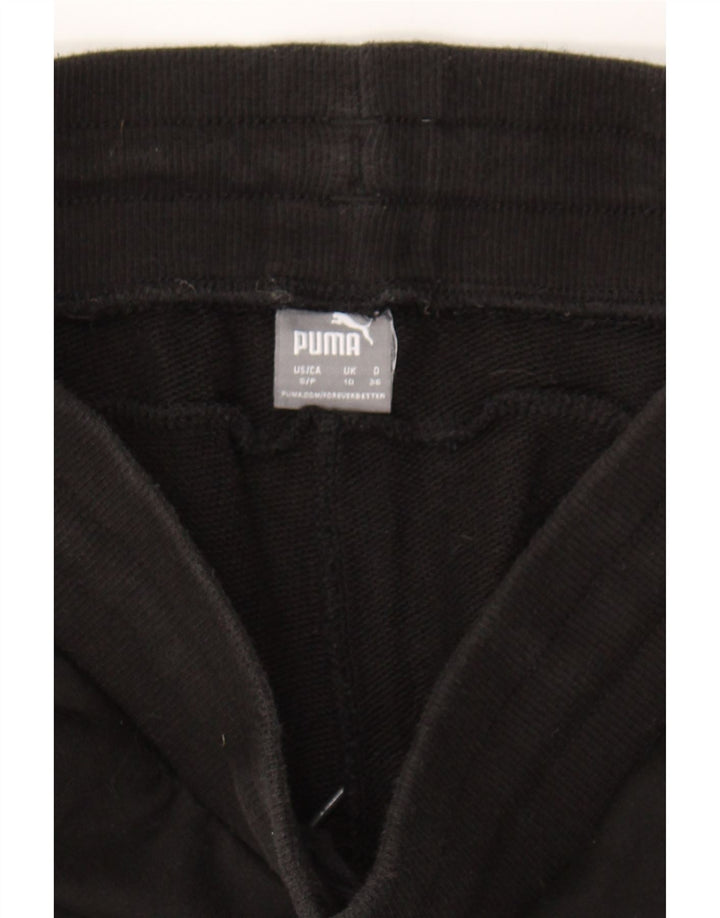 PUMA Womens Sport Shorts UK 10 Small Black Vintage Puma and Second-Hand Puma from Messina Hembry 