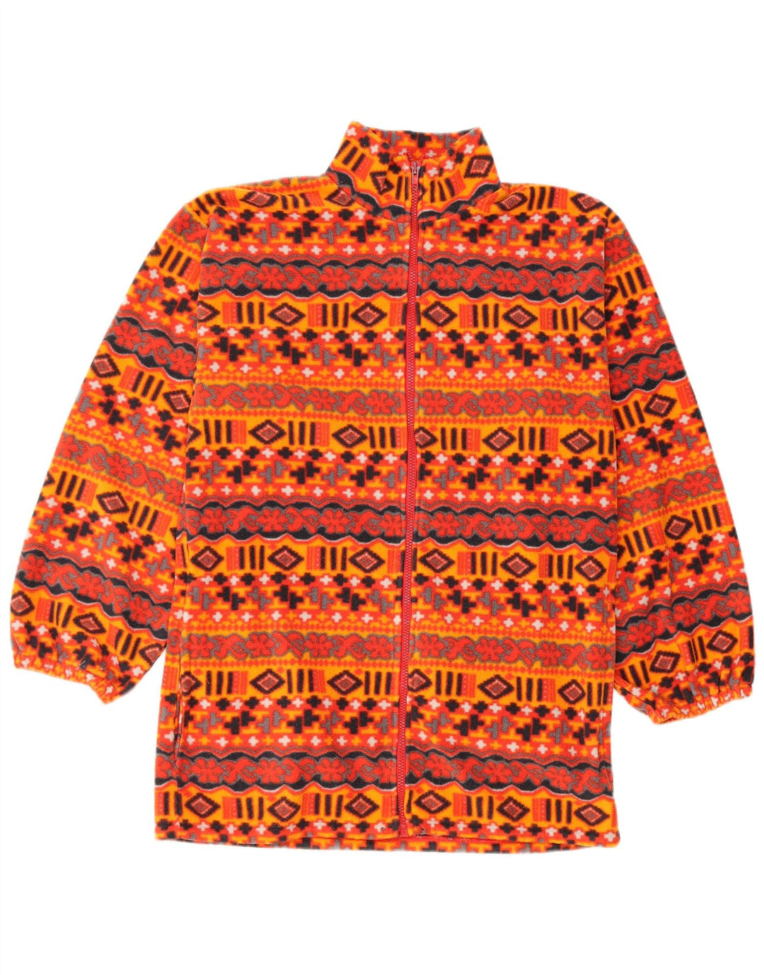 Vintage fleecejakke til mænd UK 38 Medium Multicolored Fair Isle