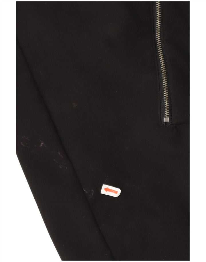Dkny Dame Hooded Parka Jacket UK 18 XL Sort Polyester