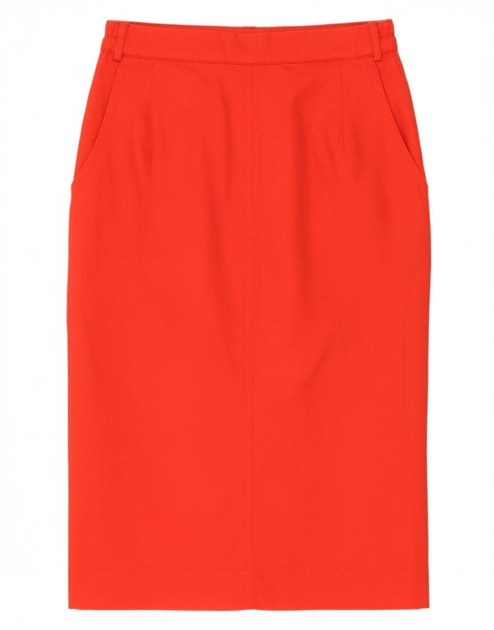 LE TRUC Womens Pencil Skirt EU 36 Small W26 Red Cotton
