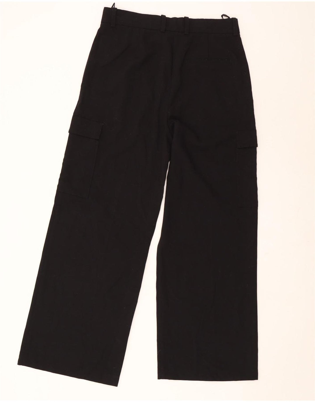 Marks & Spencer Straight Cargo Bukser til kvinder UK 12 Medium W30 L30 Sort