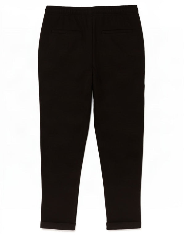 Zara Herre Slim Cropped Trousers Medium W32 L26 Sort Polyester