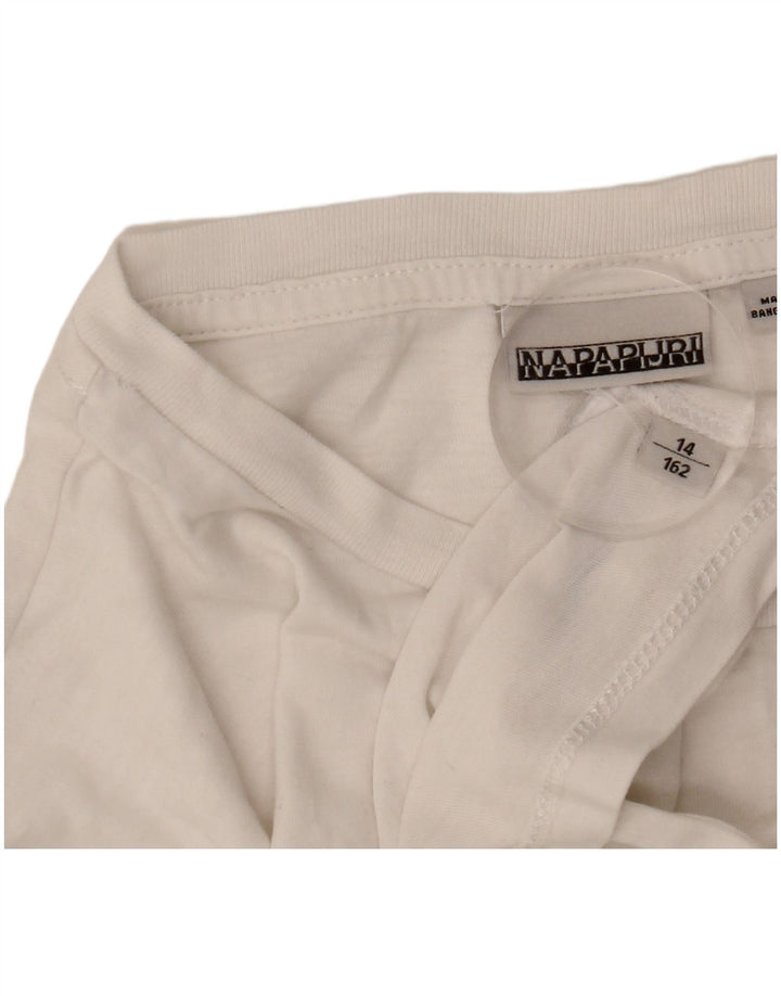 Napapijri Pige T-Shirt Top 13-14 År Hvid