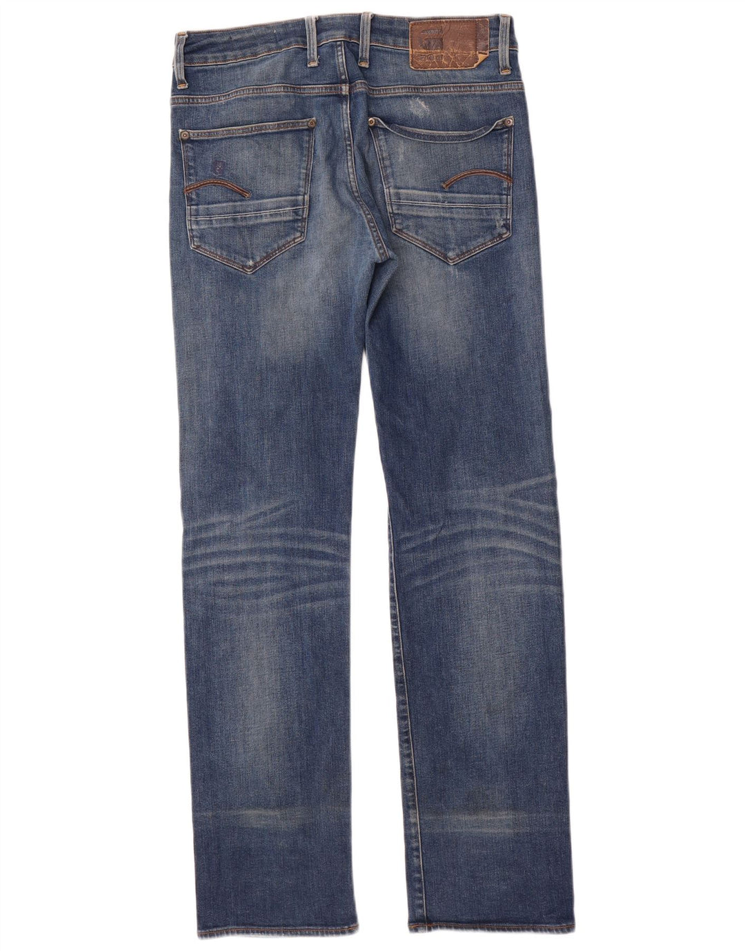 G-Star Herre Distressed Straight Jeans W30 L34 Blå Bomuld