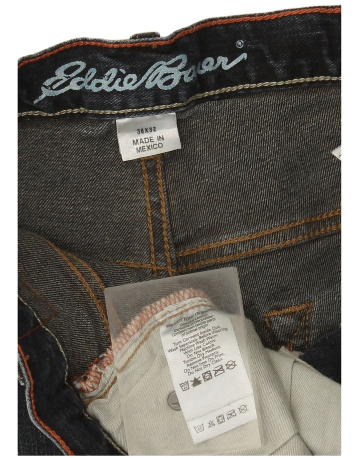Eddie Bauer Straight Jeans til mænd W38 L32 Marineblå Bomuld