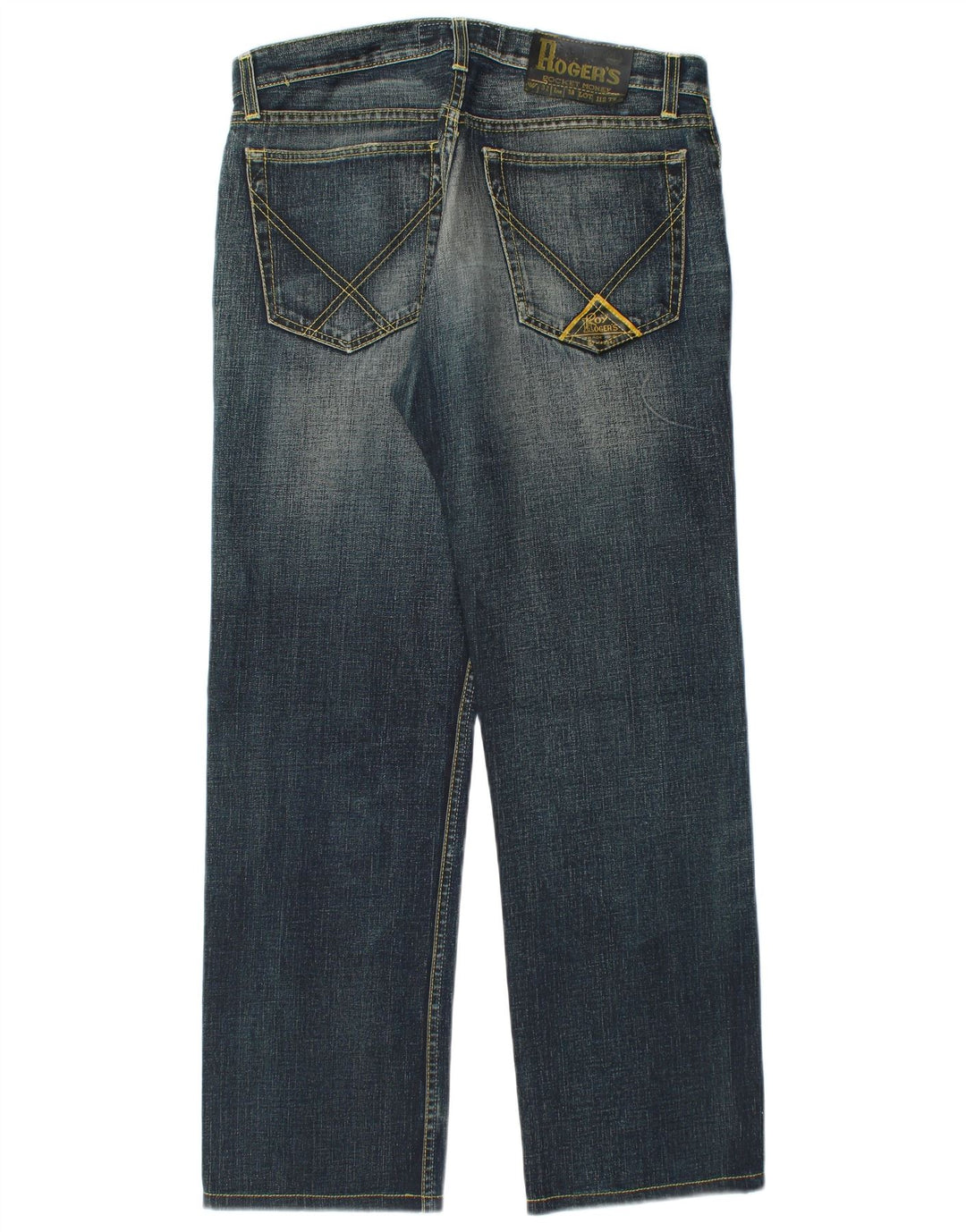 ROY ROGERS Straight jeans til mænd W32 L30 blå bomuld