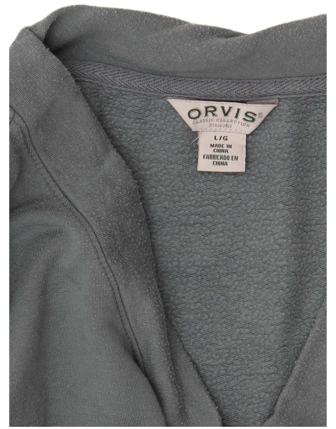 Orvis Womens Oversized Sweatshirt Jumper UK 16 Large Grå