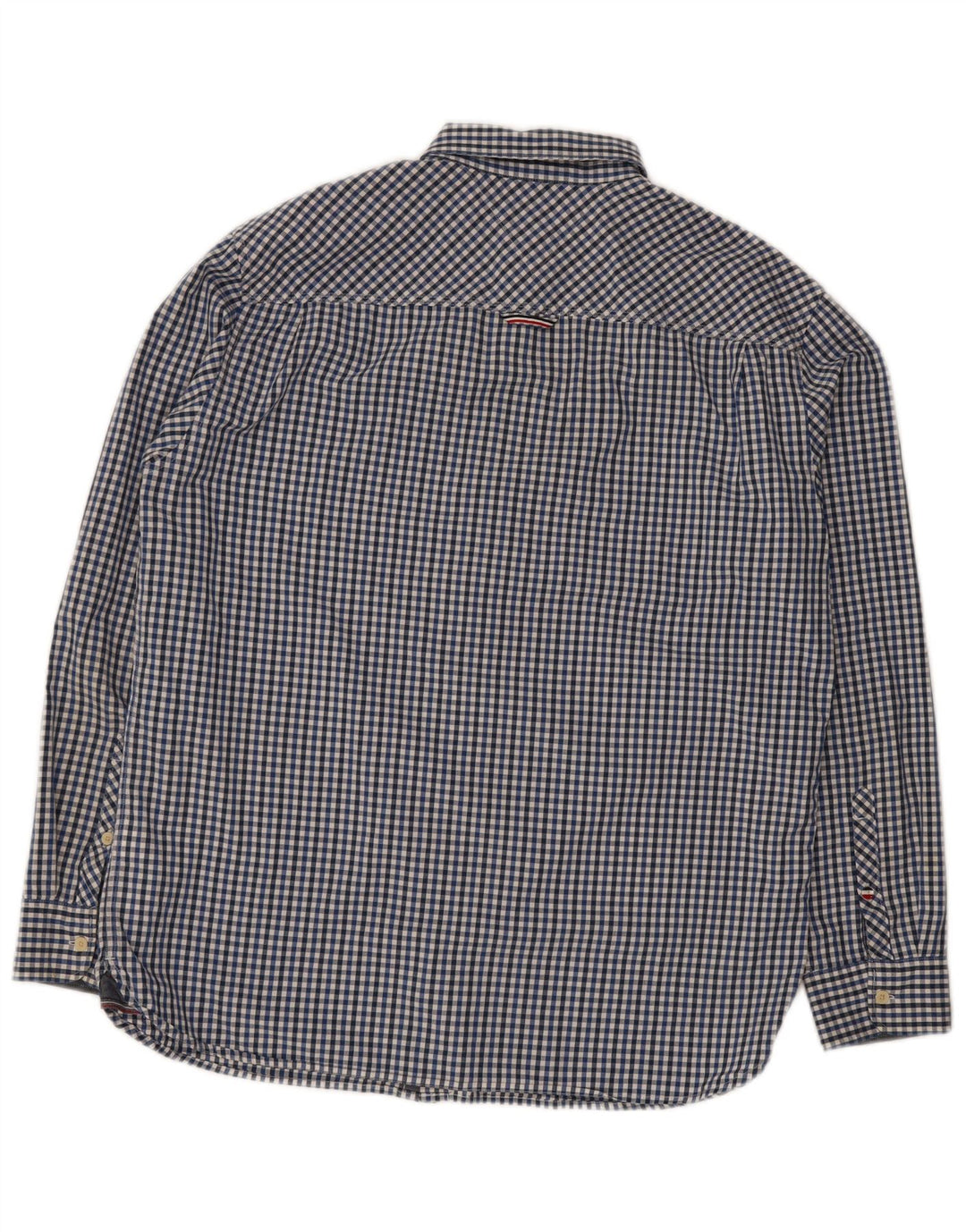 Tommy Hilfiger Herre Regular Fit skjorte XL Blue Gingham Cotton