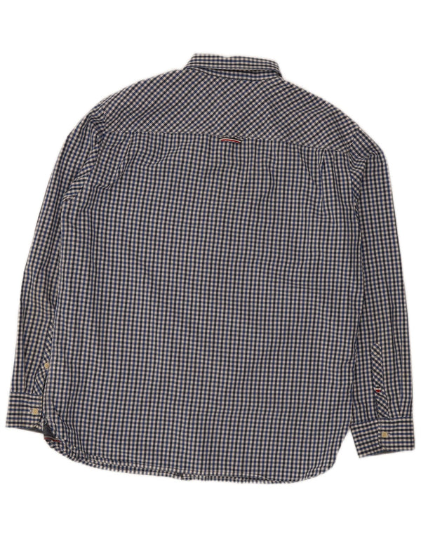 Tommy Hilfiger Herre Regular Fit skjorte XL Blue Gingham Cotton