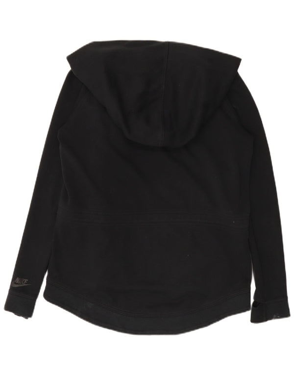 Nike Dame Oversized Hættetrøje Sweater UK 10 Lille Sort