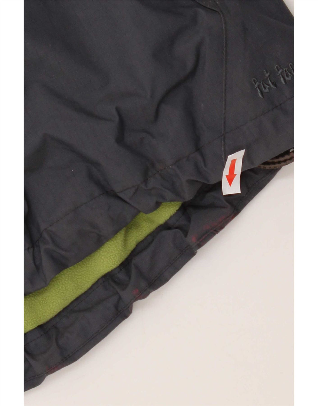 Fat Face Dame Hætte Windbreaker Jacket UK 8 Small Navy Blue Polyester