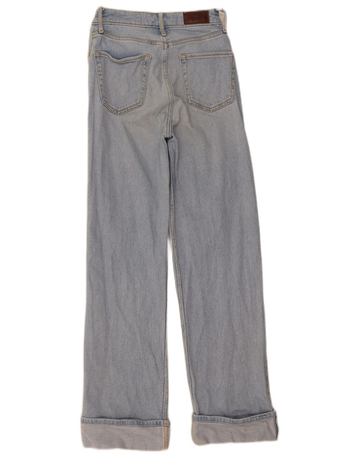 HOLLISTER Womens High Rise Loose Jeans US 00 2XS W23 L28 Blue Cotton