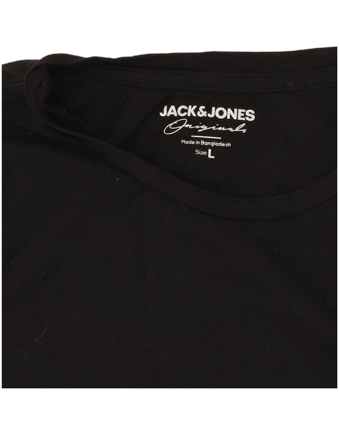Jack & Jones Herre T-Shirt Top Stor Sort