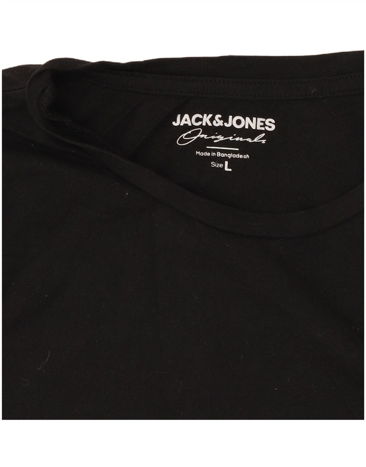 Jack & Jones Herre T-Shirt Top Stor Sort