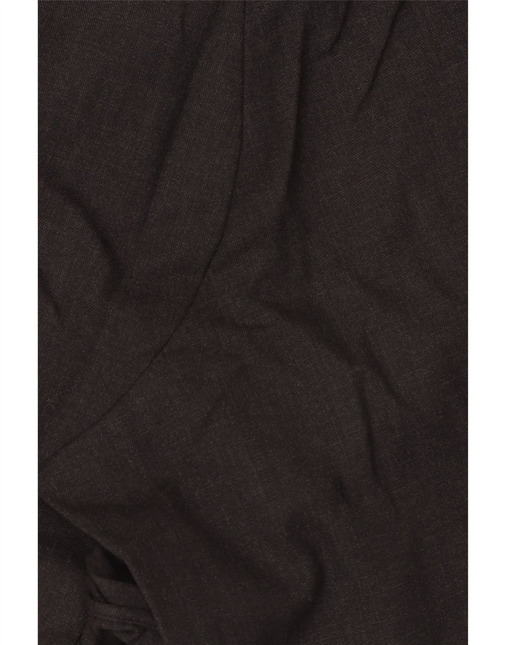 Max Mara Boblenederdel til kvinder UK 10 Small W30 Grey Virgin Wool