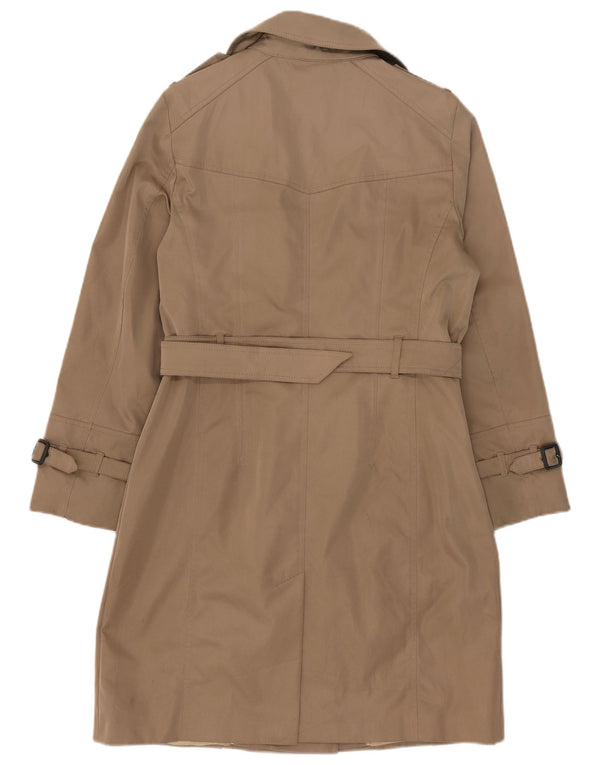 Marks & Spencer Womens Autograph Trench Coat UK 14 Large Beige