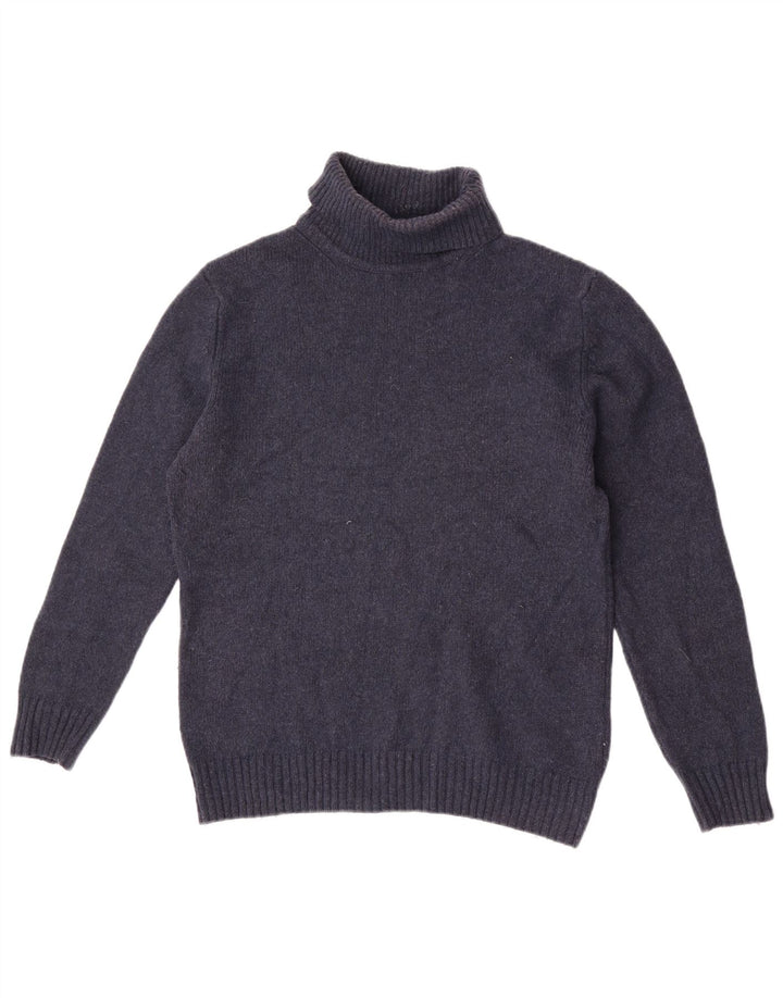 Zara Herre rullehals sweater stor marineblå