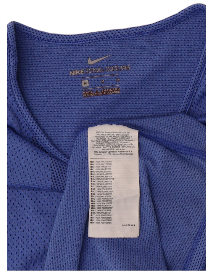 Nike T-shirt top UK 14 mellemblå polyester