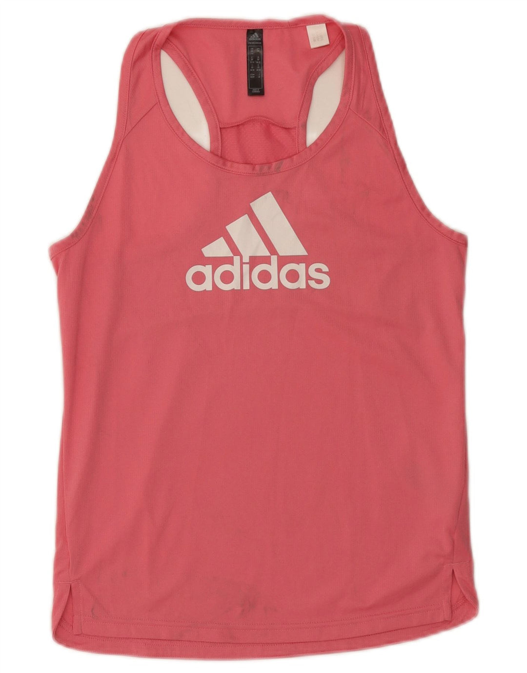 ADIDAS Womens Graphic Vest Top UK 4/6 XS Pink Polyester