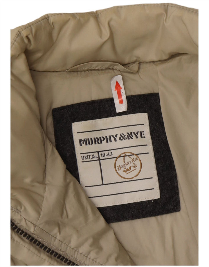 Murphy & Nye Quiltet jakke til kvinder UK 18 XL Beige Polyamid