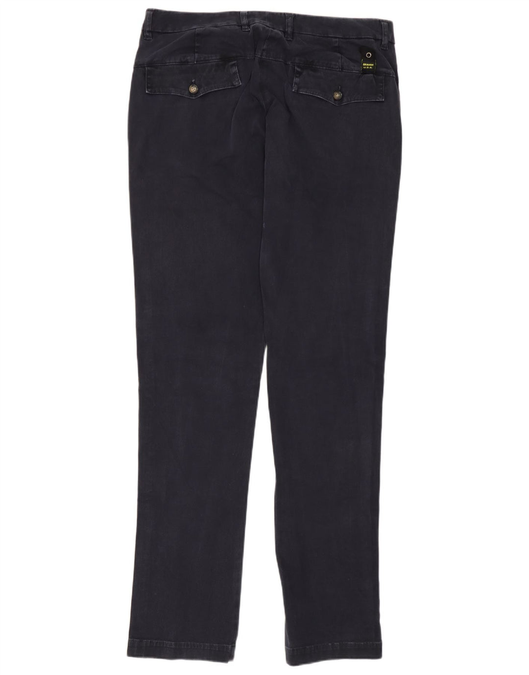 Blauer Herre Slim Chino Bukser W32 L34 Marineblå Bomuld