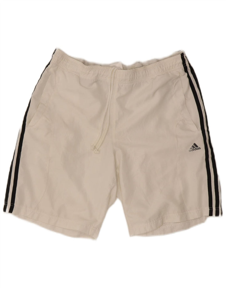 Adidas Sportsshorts til mænd Medium Hvid Colourblock Polyester