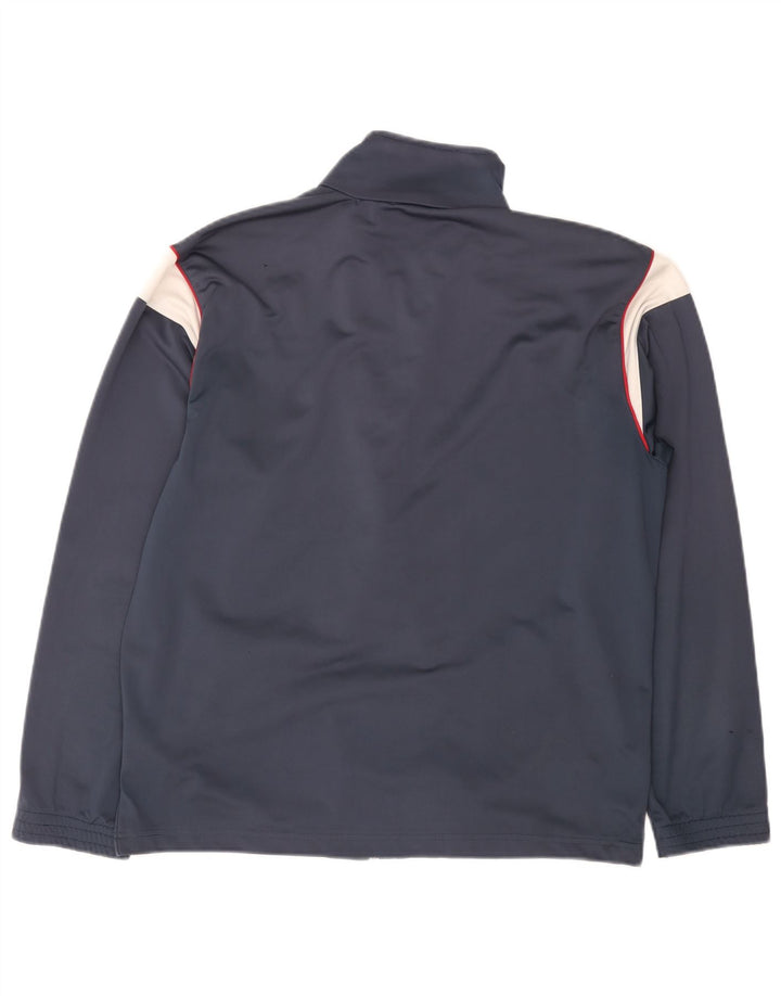 Diadora Herre træningsdragt Topjakke UK 40 Medium Navy Blue Colourblock