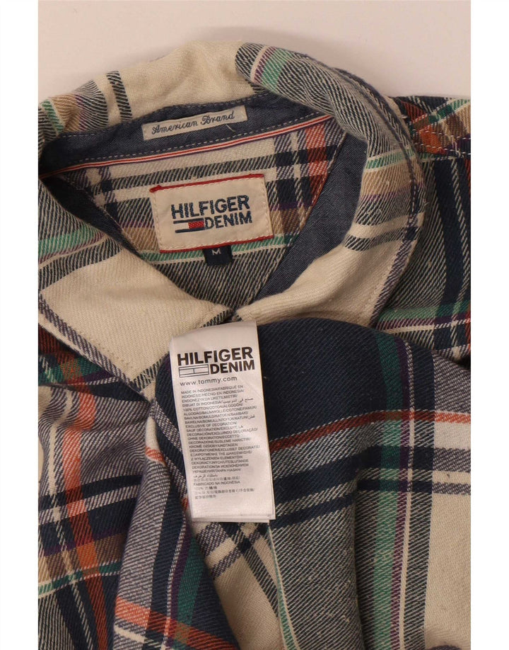 Tommy Hilfiger Herre Flanelskjorte Medium Flerfarvet Ternet Bomuld