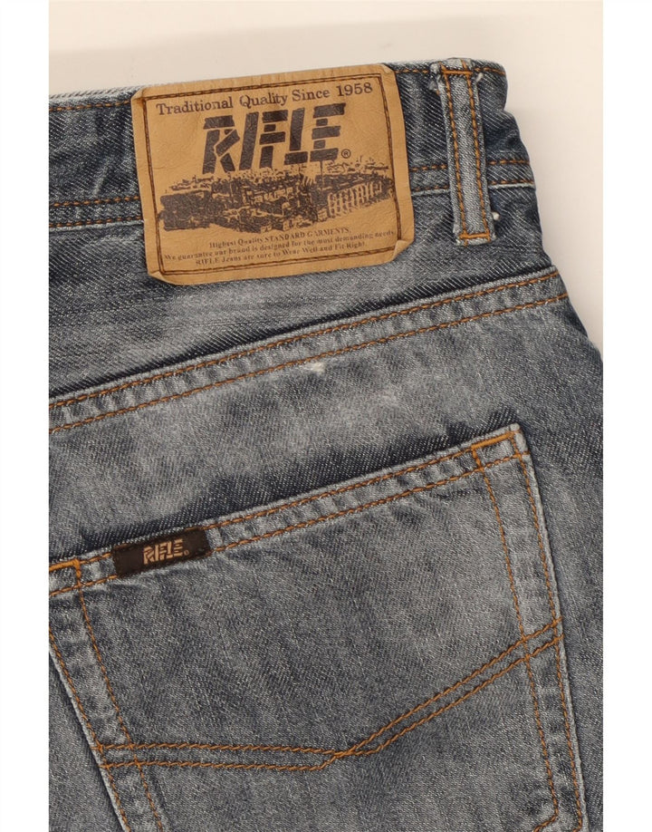 RIFLE Mens Slim Jeans W34 L31  Blue Cotton Vintage Rifle and Second-Hand Rifle from Messina Hembry 