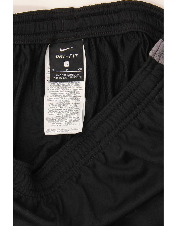 Nike Herre Dri Fit træningsdragt Bukser Small Black Colourblock Polyester