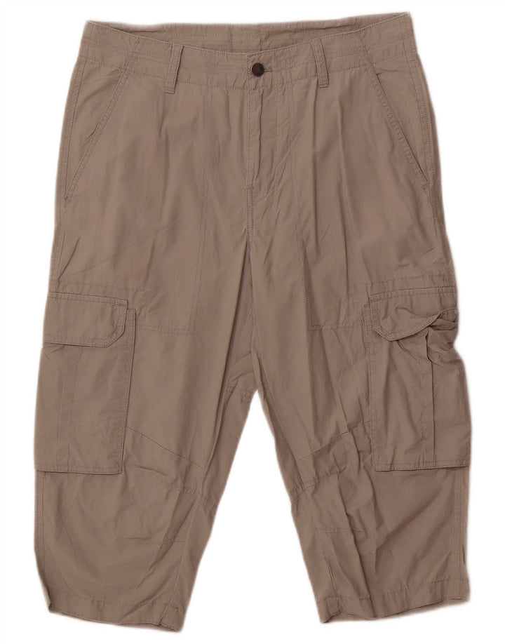 CALVIN KLEIN Herre Cargo Bermuda Shorts W32 Medium Grey Bomuld