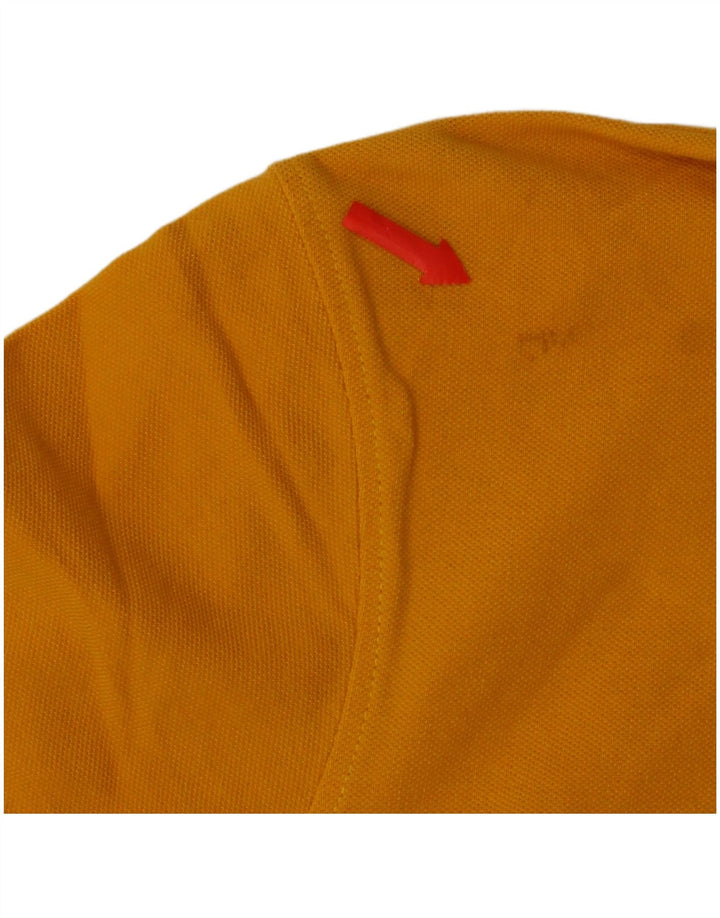 Besætningstøj Herre poloshirt Medium gul bomuld