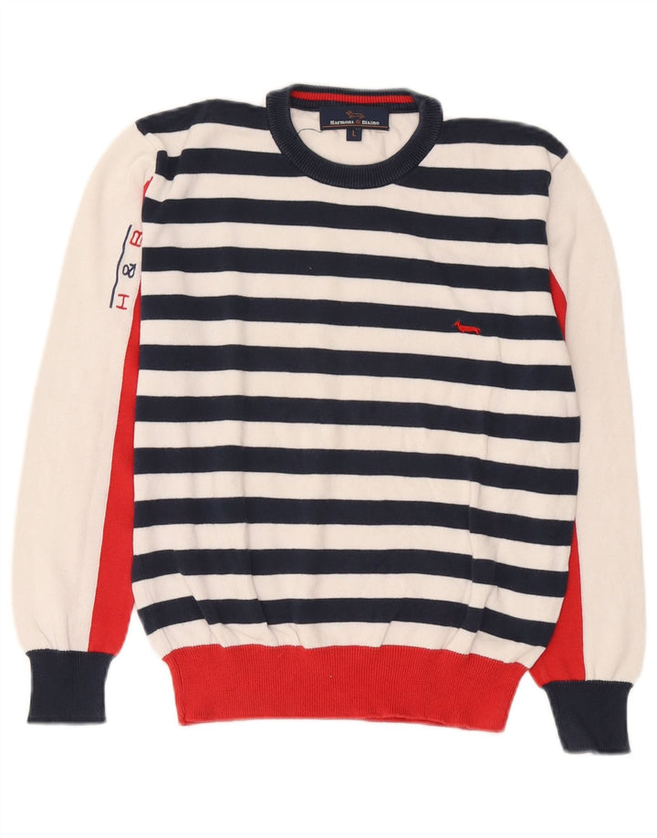 Harmont & Blaine dame sweater med rund hals DK 14 Stor flerfarvet