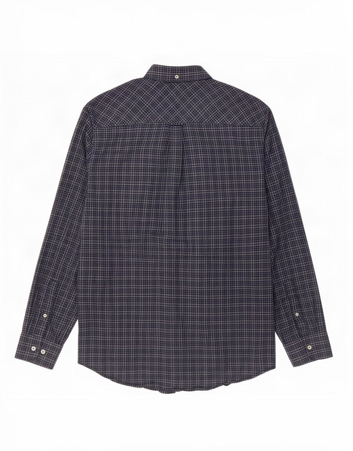Ben Sherman herreskjorte stor marineblå ternet bomuld