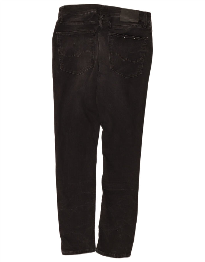 Jack & Jones Herre Slim Jeans W34 L30 Sort Bomuld