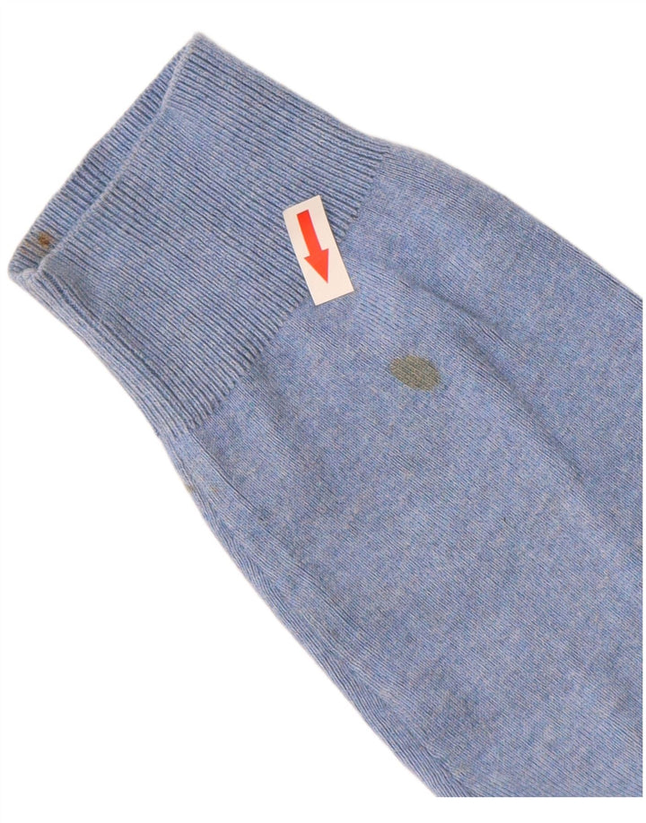 Polo Ralph Lauren Herre V-hals sweater mellemblå bomuld