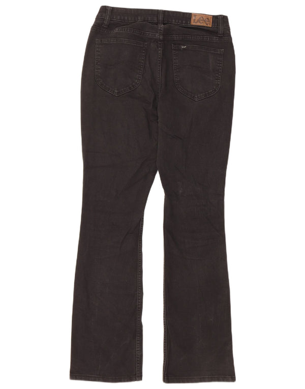 Lee Dame Mid Rise Regular Fit Bootcut Jeans US 8 Medium W28 L29 Sort