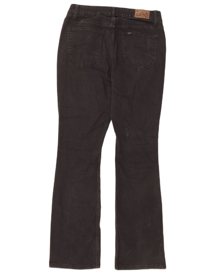 Lee Dame Mid Rise Regular Fit Bootcut Jeans US 8 Medium W28 L29 Sort
