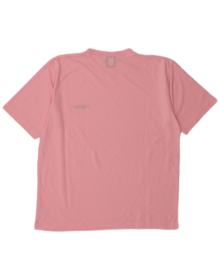 Umbro Herre T-Shirt Top Stor Pink Polyester