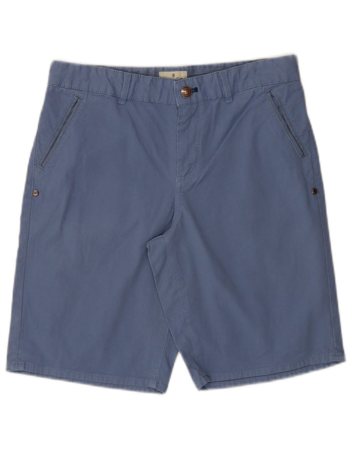MASSIMO DUTTI Chino Shorts til drenge 13-14 år W28 Blå Bomuld